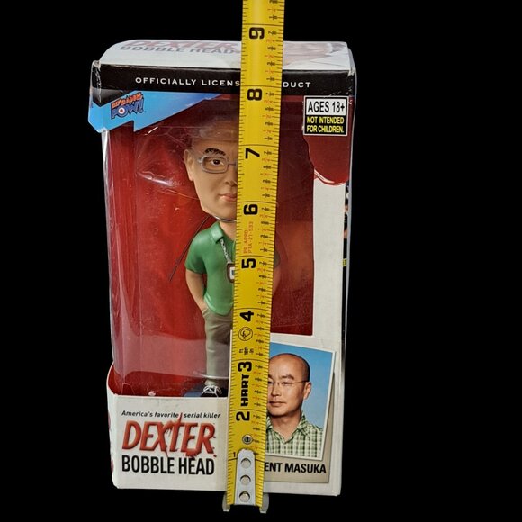 Dexter Vincent Masuka Bobble Head 2010 In Box Bif Bang POW - Picture 9 of 16